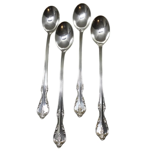 4-Rogers & Bro Southern Splendor Silverplate 1962 IS Reinforced Plate Tea Spoon - Picture 1 of 5